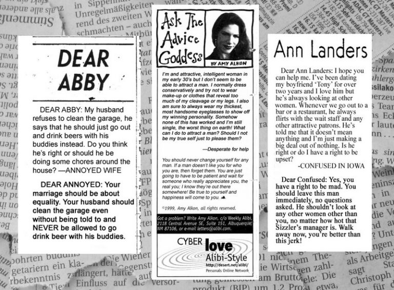Revision Assignment: Advice Column